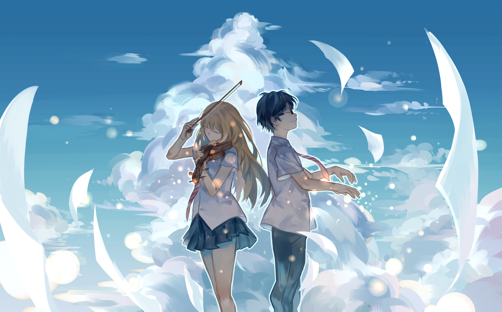 Твои апрельские грёзы | Shigatsu wa Kimi no Uso | Пикабу