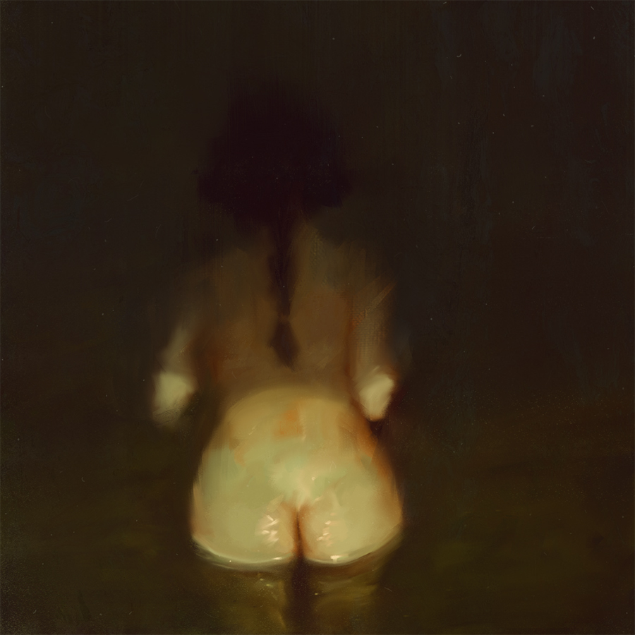 Sketch In the dark. - NSFW, My, My, Art, Drawing, Sketch, Photoshop