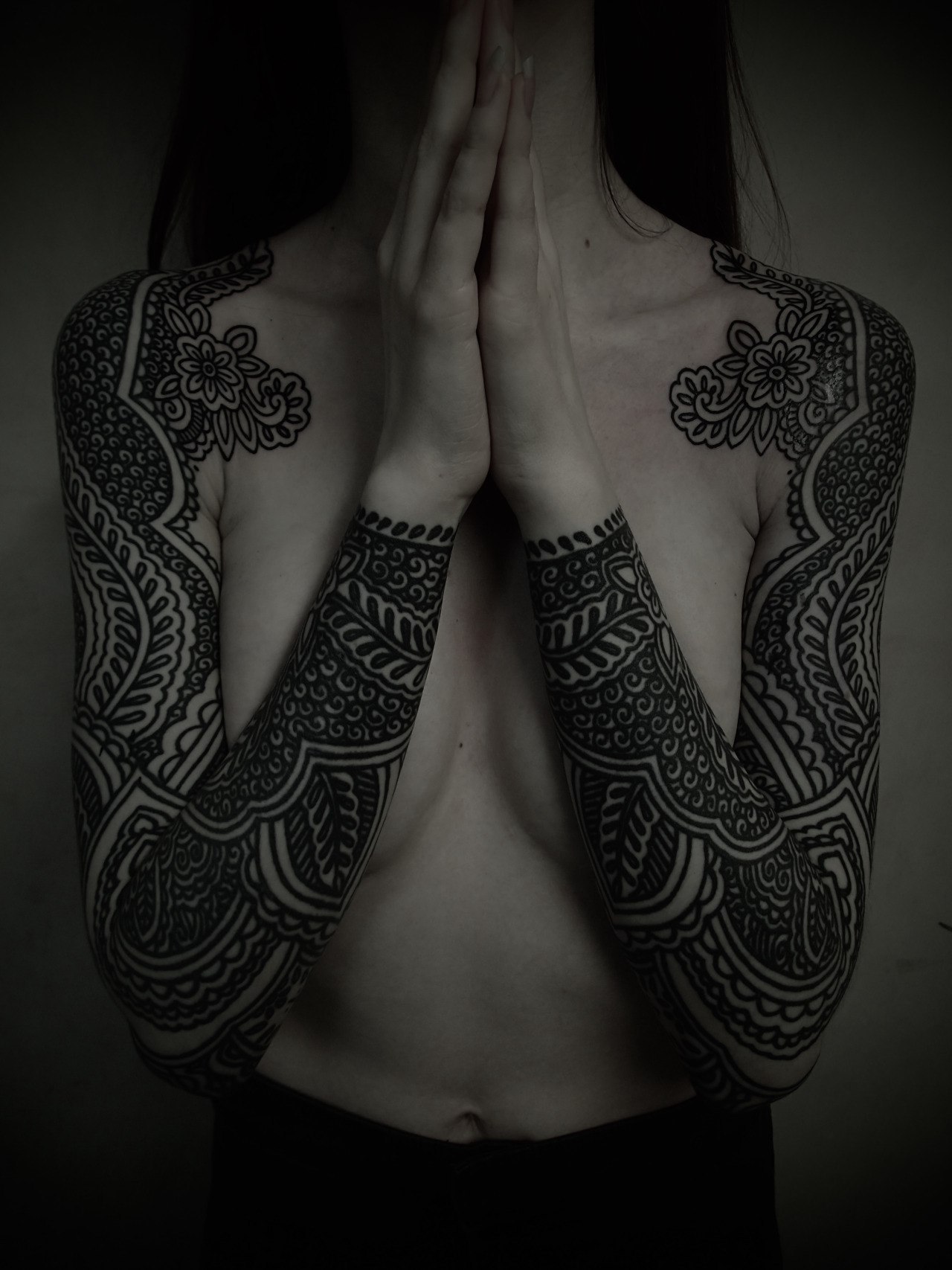 Artistic Tattoo Styles: Blackwork - NSFW, Tattoo, Blackwork, Tattoo, Longpost