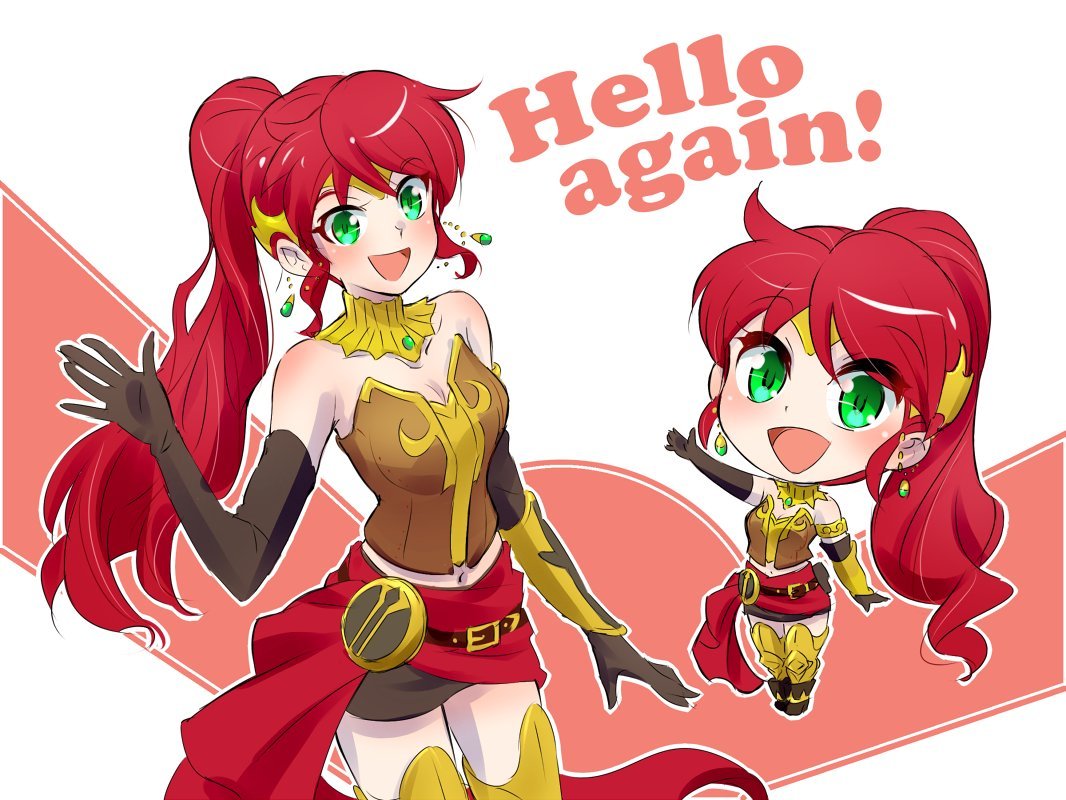 RWBY art. Pyrrha | Пикабу