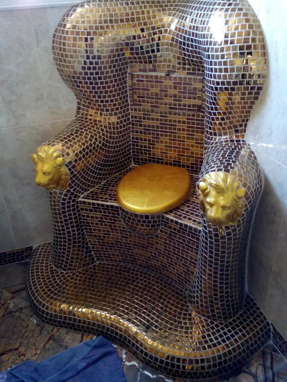 Унитаз трон