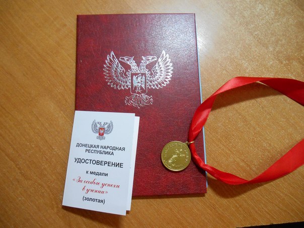 Золотая Медаль В Школе Фото