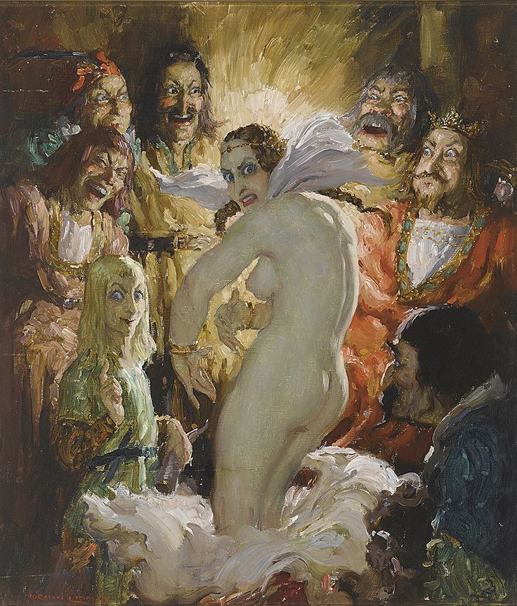 Erotic phantasmagoria by artist Norman Lindsay - NSFW, , Painting, Satyr, Fantasy, Longpost