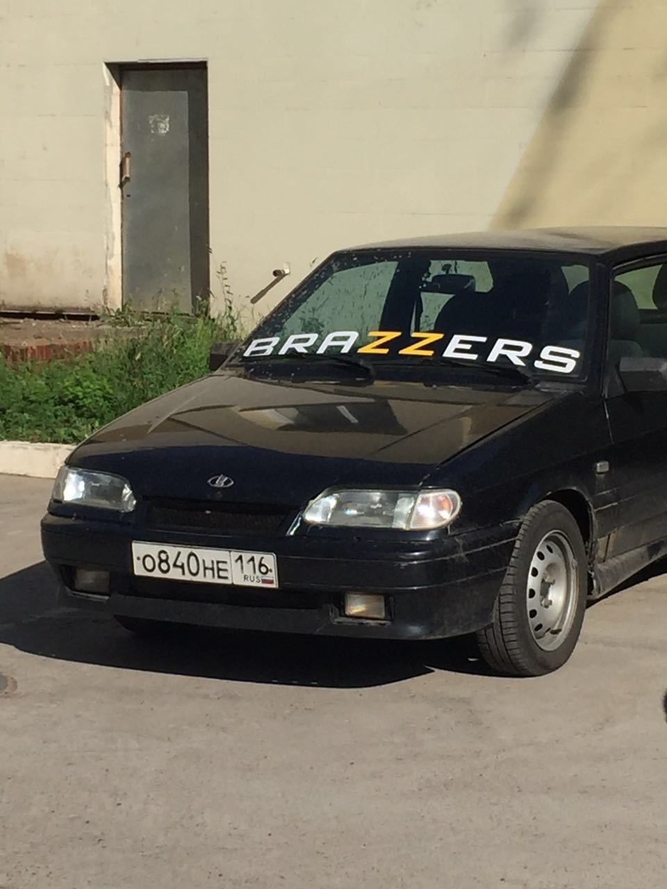 Brazzers on tour in Yelabuga - My, Brazzers, Tuning, Sticker, Elabuga