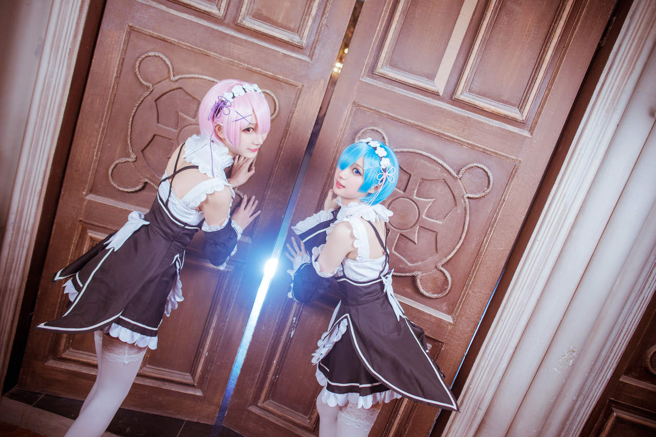 Ram and Rem - NSFW, Re: Zero Kara, Ram, Rem, , Cosplay, Longpost, Ram (Re: Zero Kara), Rem (Re: Zero Kara)