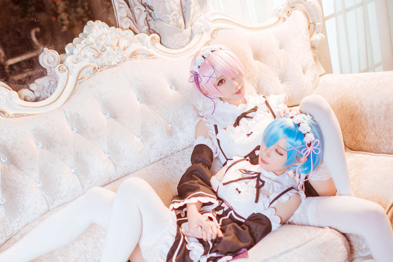 Ram and Rem - NSFW, Re: Zero Kara, Ram, Rem, , Cosplay, Longpost, Ram (Re: Zero Kara), Rem (Re: Zero Kara)