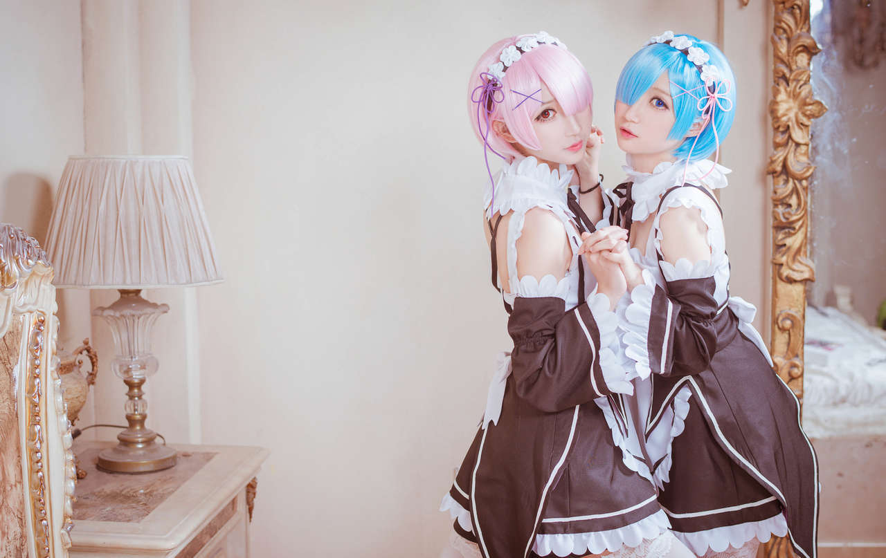 Ram and Rem - NSFW, Re: Zero Kara, Ram, Rem, , Cosplay, Longpost, Ram (Re: Zero Kara), Rem (Re: Zero Kara)