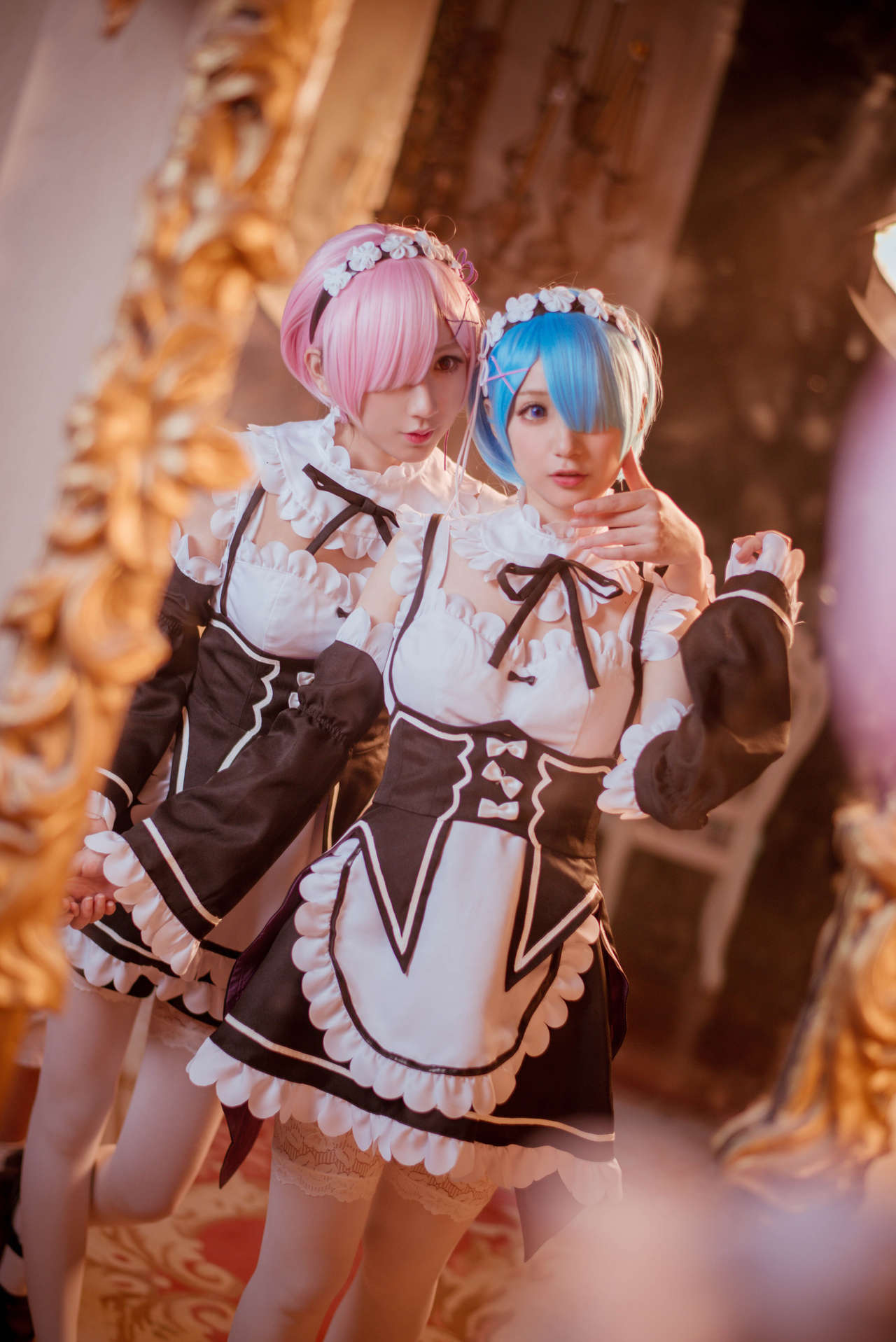 Ram and Rem - NSFW, Re: Zero Kara, Ram, Rem, , Cosplay, Longpost, Ram (Re: Zero Kara), Rem (Re: Zero Kara)