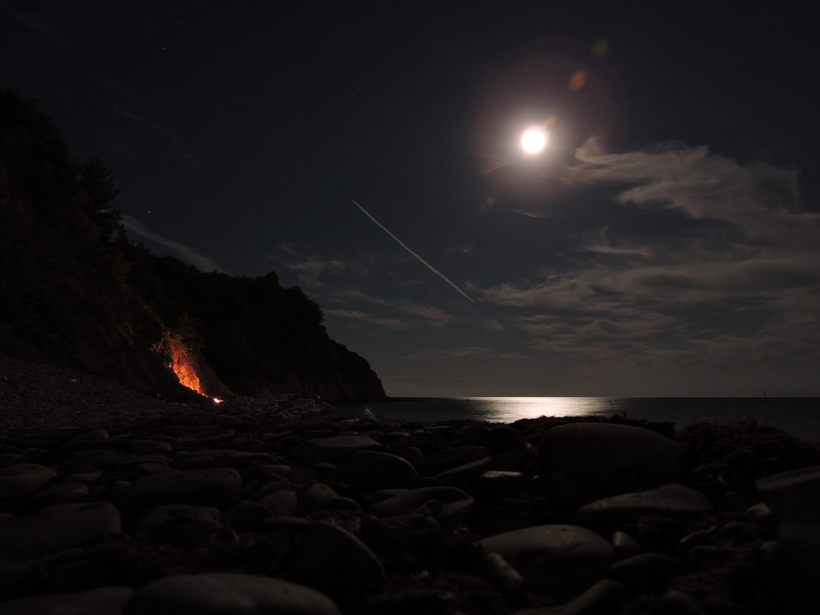 Ночное Море Фото