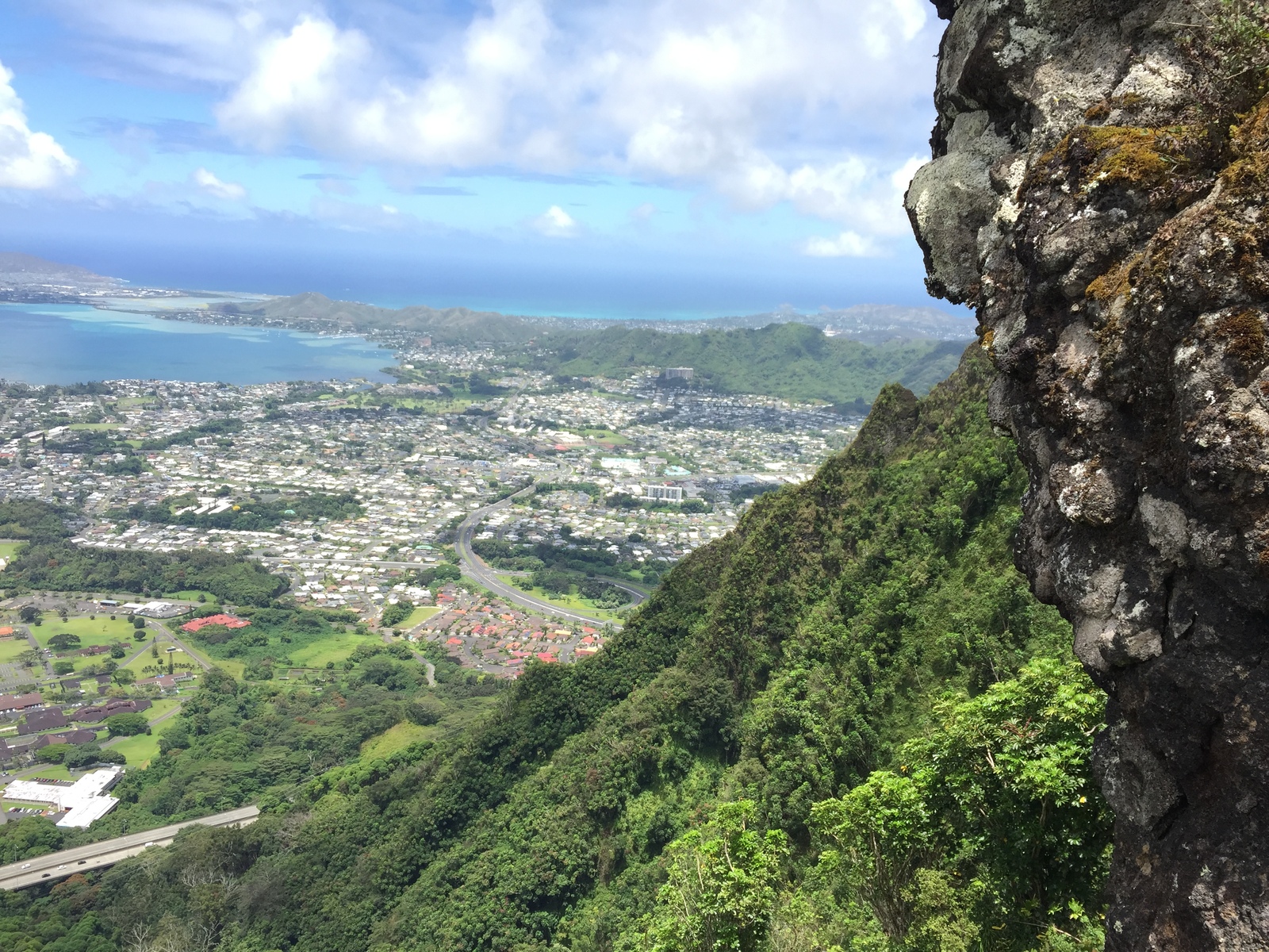 Stairway to Heaven (Haiku Stairs) - My, Hawaii, Haiku Stairs, stairway to Heaven, Stairway to Heaven, The mountains, Honolulu, Clouds, Longpost