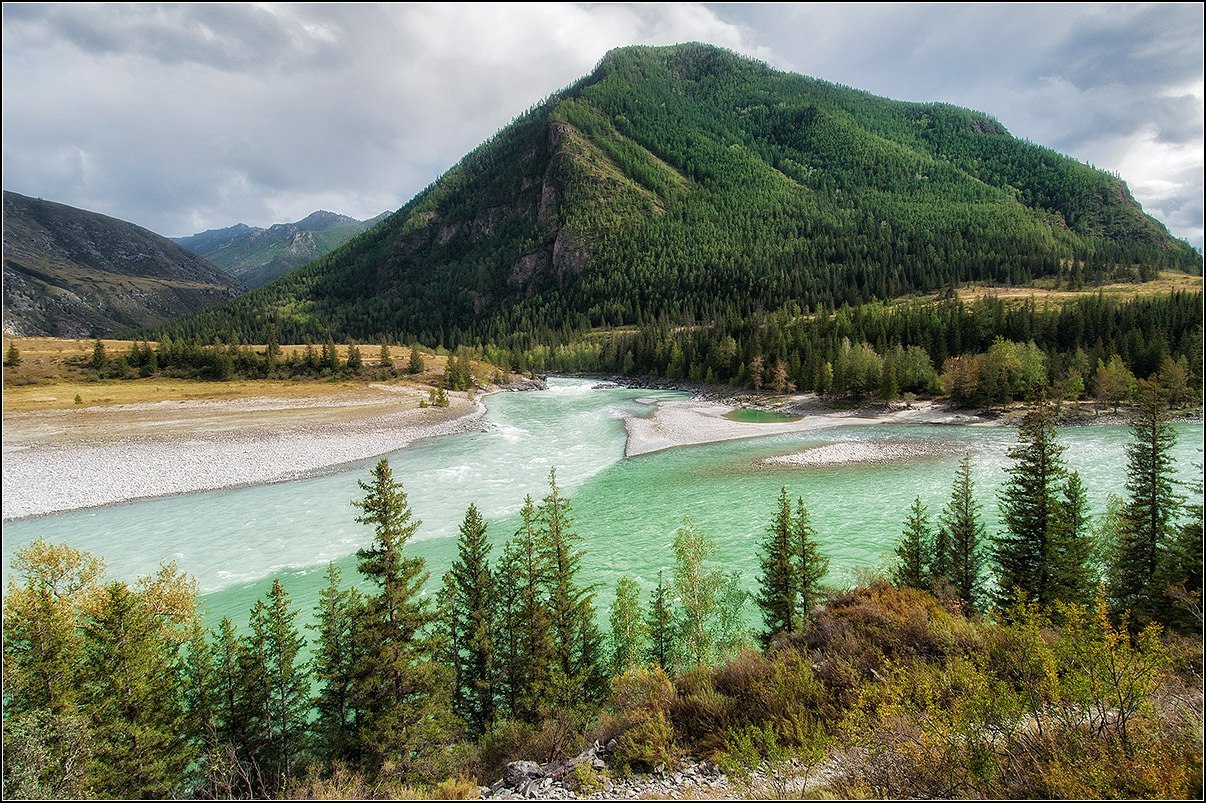 The Katun River and its tributaries - Katun, Mountain Altai, Russia, Summer, Nature, Go, Photo, The photo, Longpost, Altai Republic