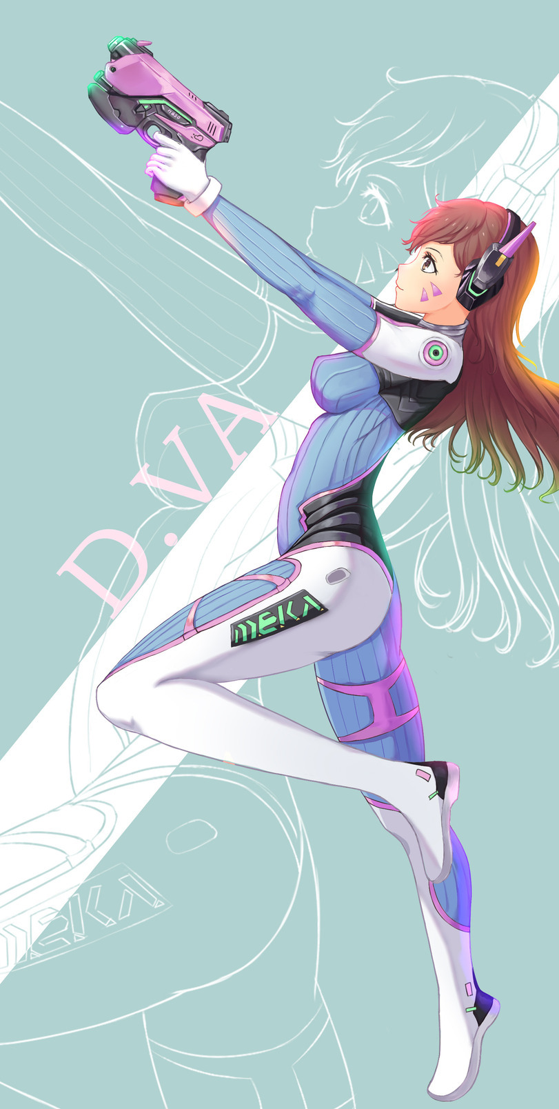 Overwatch - NSFW, Overwatch, Dva, Overwatch art, Longpost, Blizzard, Anime art