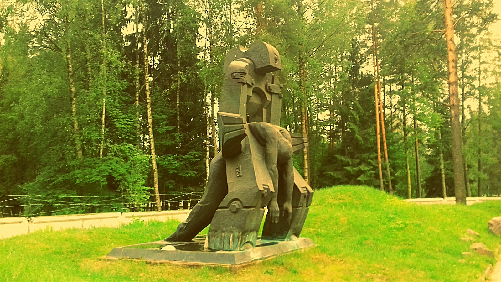 Levashovskaya Wasteland. - My, Monument, Story, Victims of repression, Levashovo, Forest, Horror, Real life story