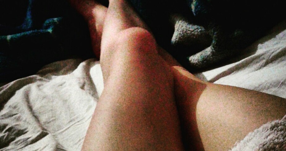 Young feet and more - NSFW, My, Strawberry, Legs, My, Longpost