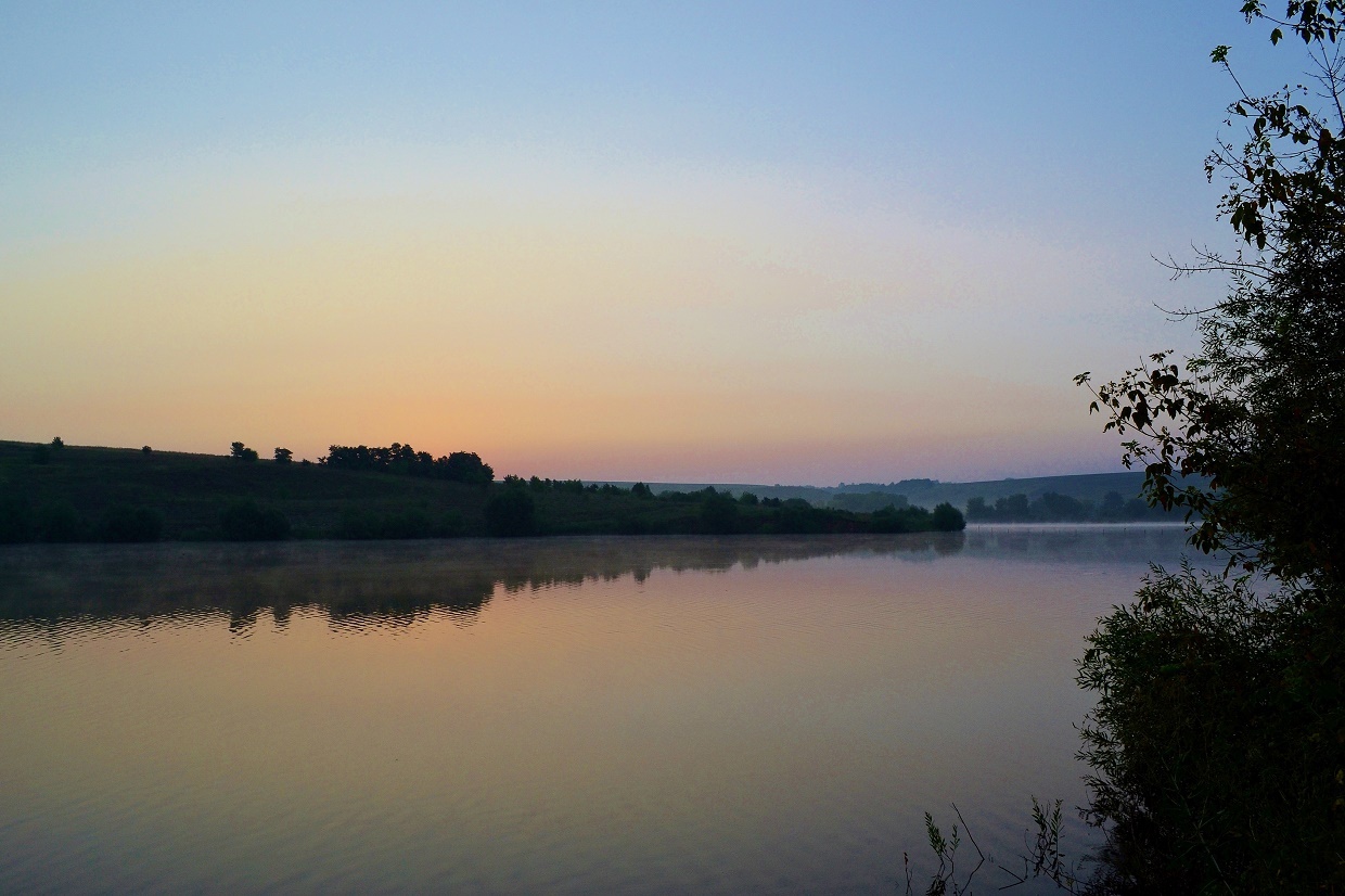 Перед восходом солнца. | Пикабу