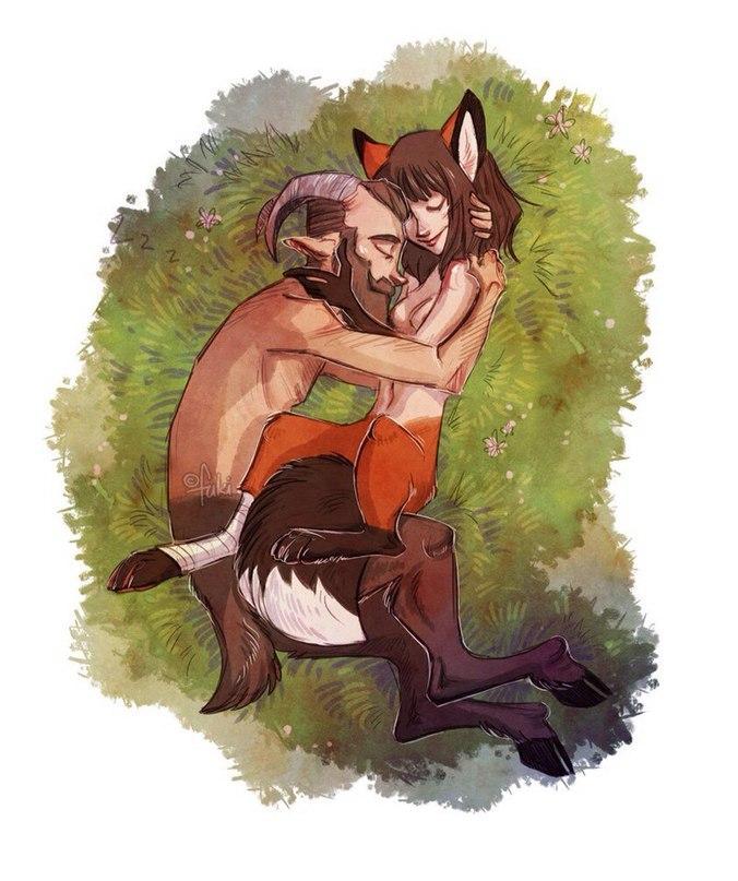 Chanterelle - NSFW, Fox, Fox, Deviantart, Comics, Longpost