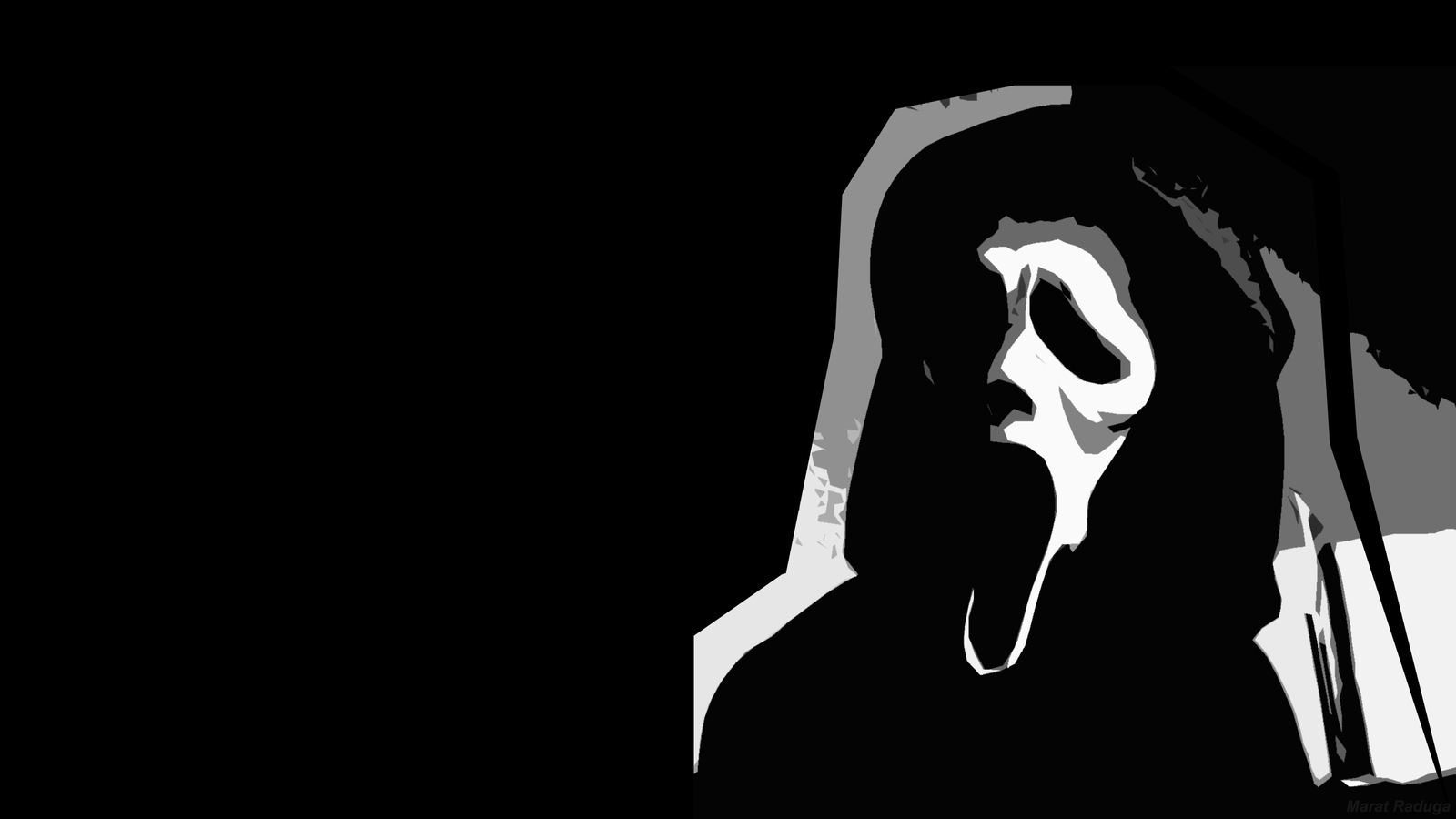 Scream (Крик) Wallpapers 2560x1440 (QHD) и арты | Пикабу