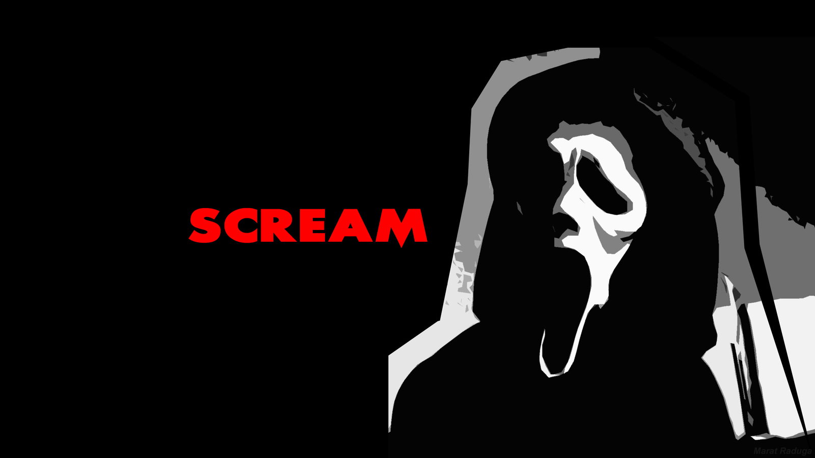 Scream (Крик) Wallpapers 2560x1440 (QHD) и арты | Пикабу