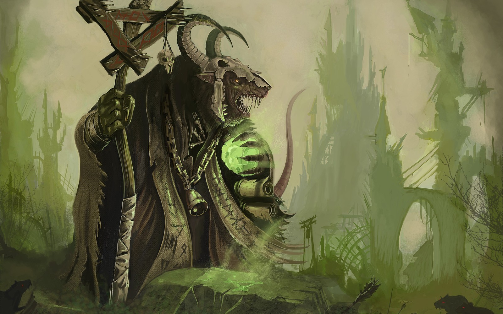 Capital of the Skaven, the dread city of Skavenblight - Warhammer, Warhammer FB, Warhammer fantasy battles, Longpost