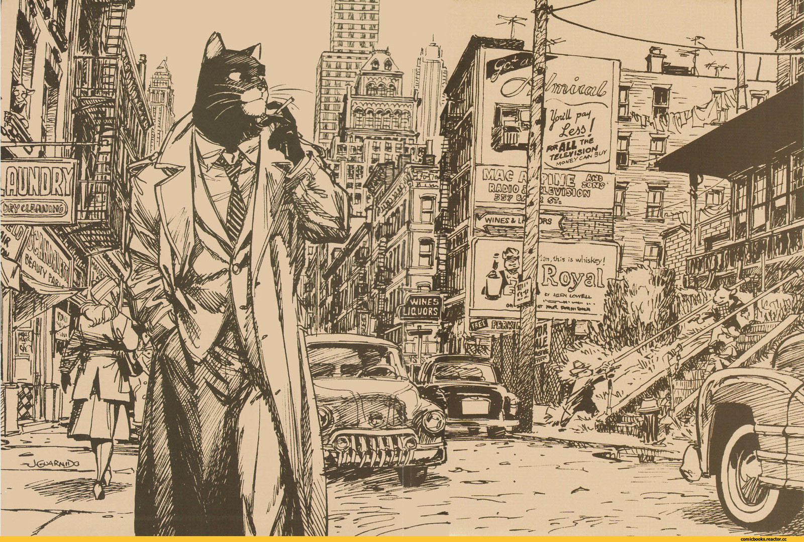 Blacksad: Zootopia for Adults - NSFW, My, Interesting, Graphic novels, , Comics, alternative reality, GIF, Longpost