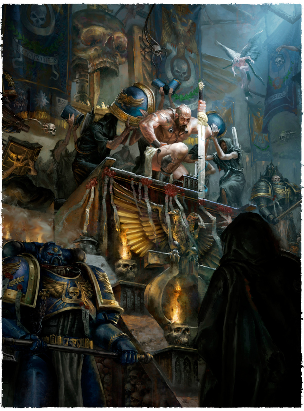 And this is how ultramars dress - Warhammer 40k, Art, Images