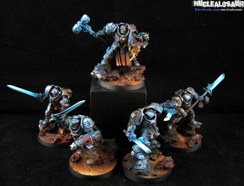 Gray knights - Warhammer 40k, Longpost, Modeling, Painting, Miniature, Gray knights