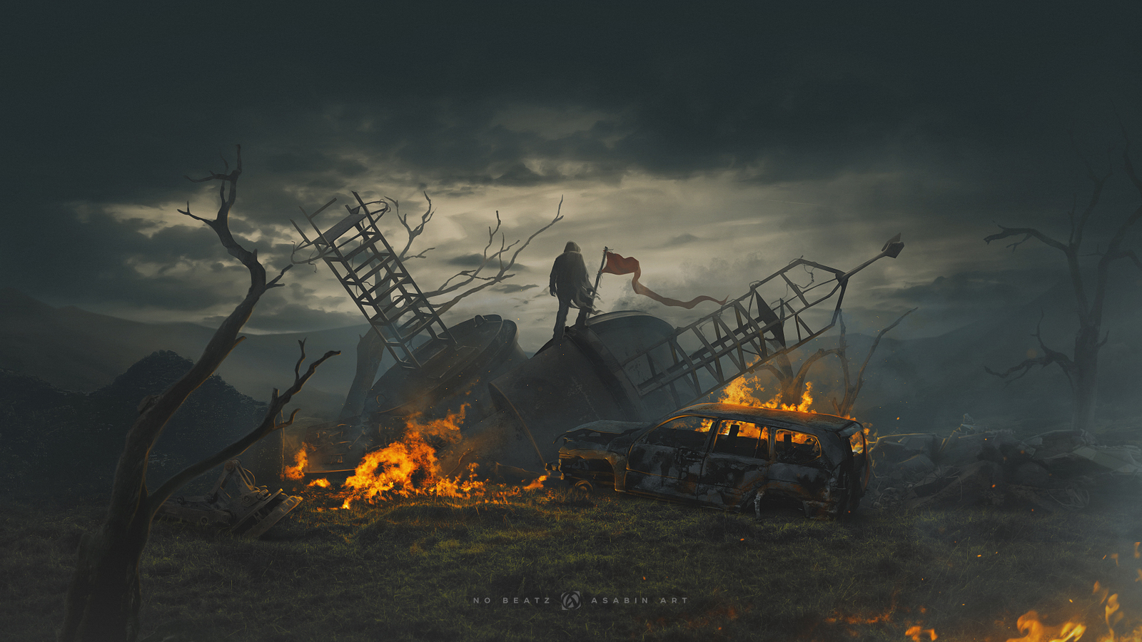 The Last Frontier - My, Video, Art, Music, Photoshop, Post apocalypse, My