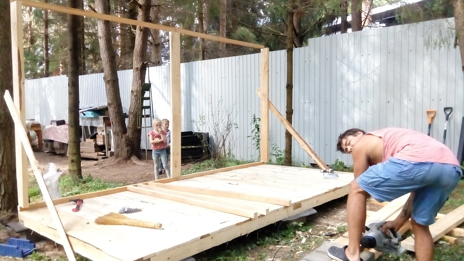 Hozblok do it yourself - My, Hozblock, With your own hands, Dacha, Longpost