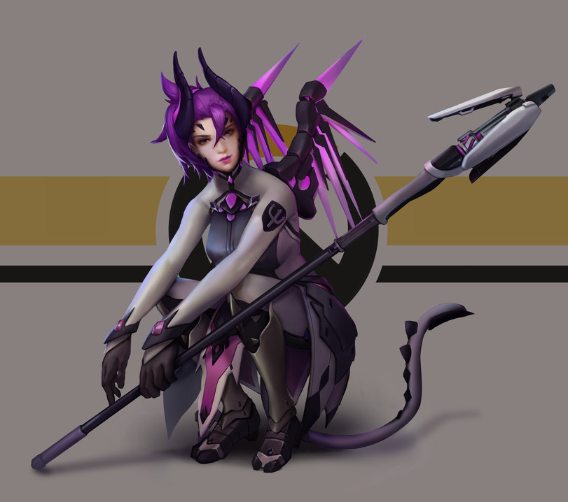 Overwatch Ассорти - NSFW, Overwatch, Blizzard, Mercy, Widowmaker, Tracer, Reaper, Длиннопост