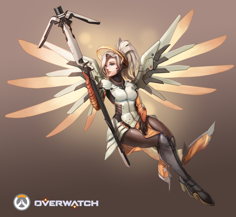 Overwatch Ассорти - NSFW, Overwatch, Blizzard, Mercy, Widowmaker, Tracer, Reaper, Длиннопост