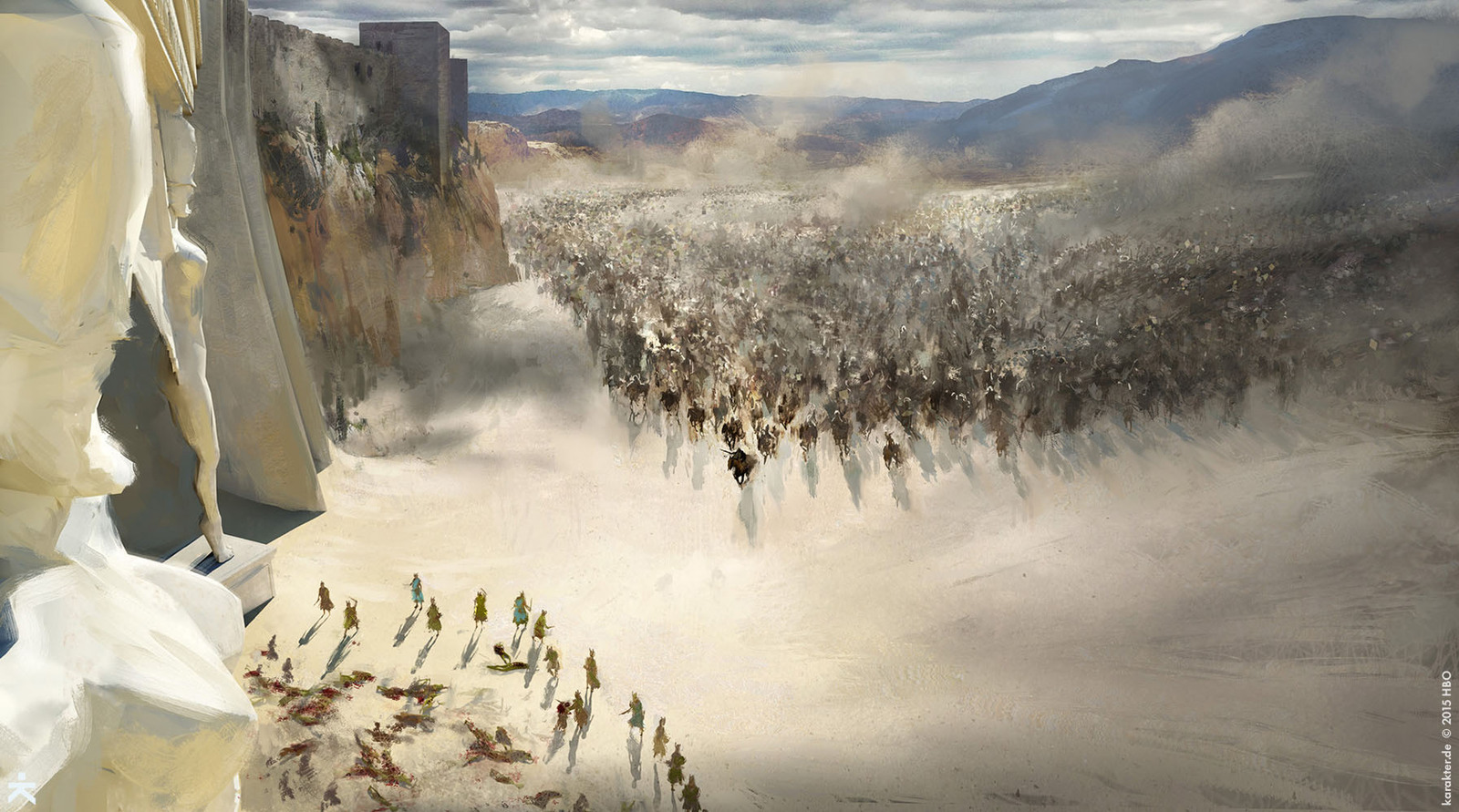 Game of Thrones season 6 concept art - Game of Thrones, Concept Art, Serials, Longpost, Spoiler