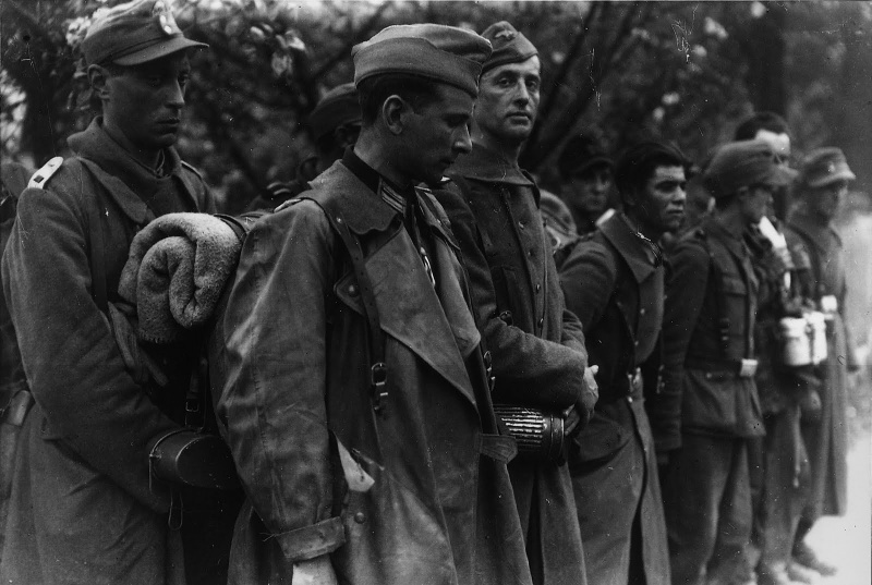 The French from the SS and Wehrmacht before being shot by the French from the Free France - Germans, French people, The Second World War, Longpost