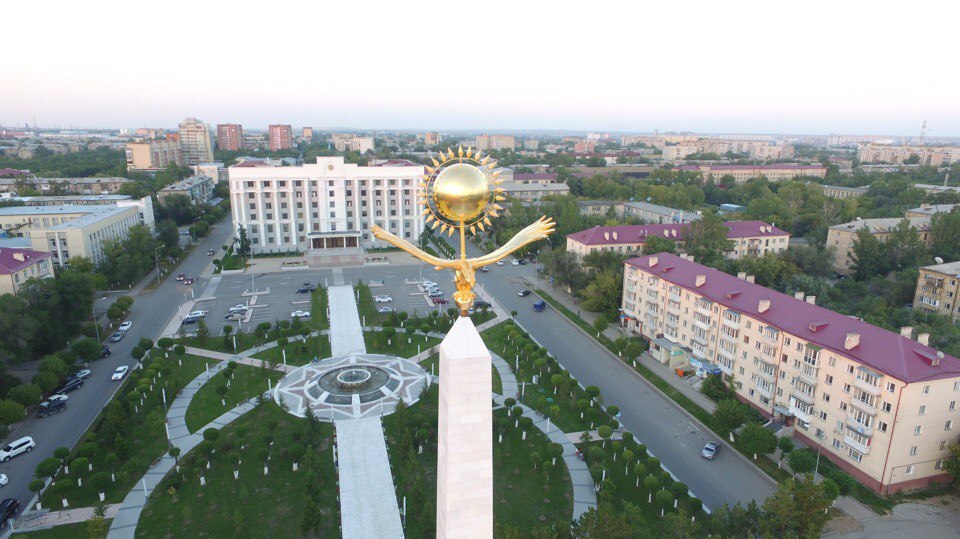 Kazakhstan. Karaganda. - My, Kazakhstan, League of Pikabushniki of Kazakhstan, Karaganda, Sunset, Quadcopter, Phantom, My