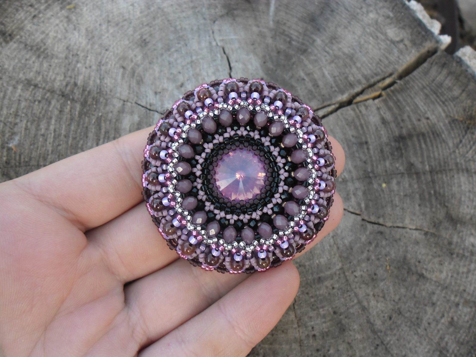 Volumetric brooches - My, Brooch, Hikupta