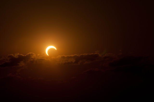 Just a solar eclipse - Eclipse, The sun, moon, Longpost