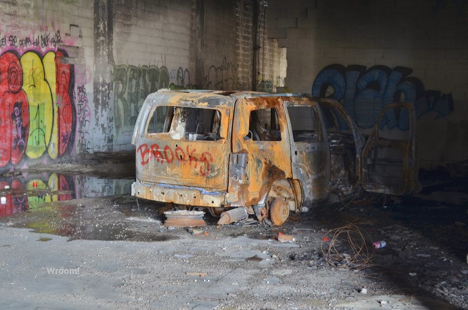 Abandoned Packard factory in Detroit - Auto, Car, Factory, Abandoned, USA, Detroit, Michigan, Packard, Longpost