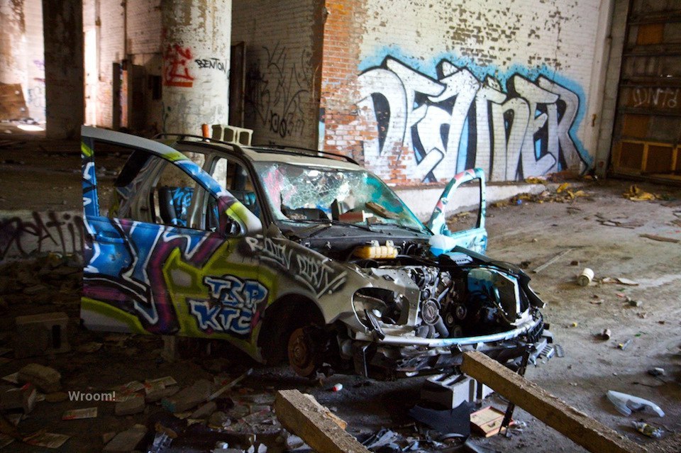 Abandoned Packard factory in Detroit - Auto, Car, Factory, Abandoned, USA, Detroit, Michigan, Packard, Longpost