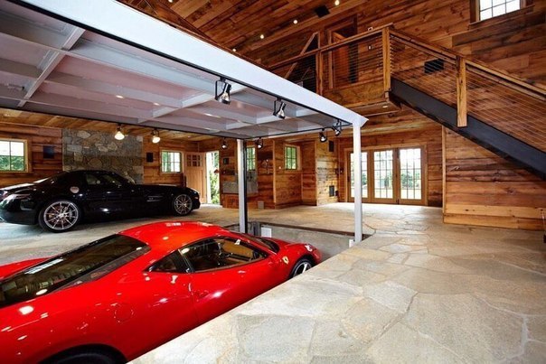 Amazing garage, like from a James Bond movie - Auto, Car, Garage, Lift, Ferrari, Supercar, Longpost