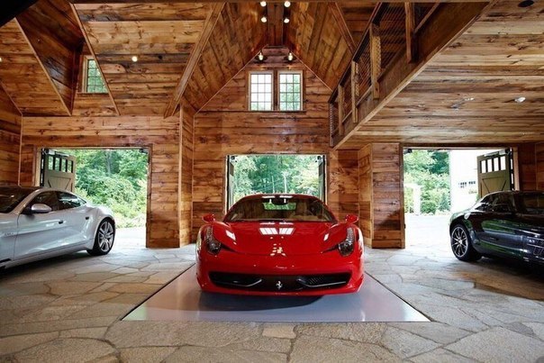 Amazing garage, like from a James Bond movie - Auto, Car, Garage, Lift, Ferrari, Supercar, Longpost