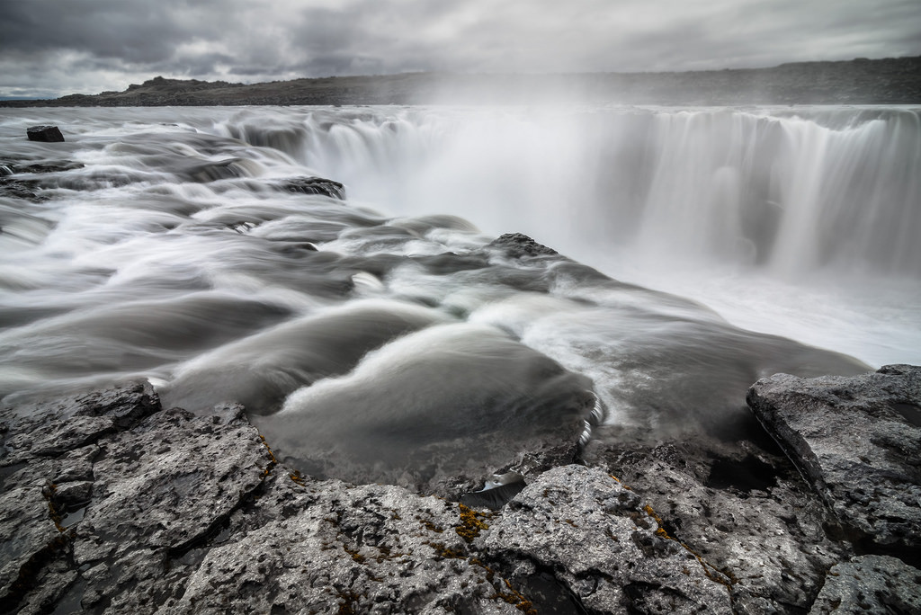 Водопад в Исландии - Красота, Исландия, Водопад