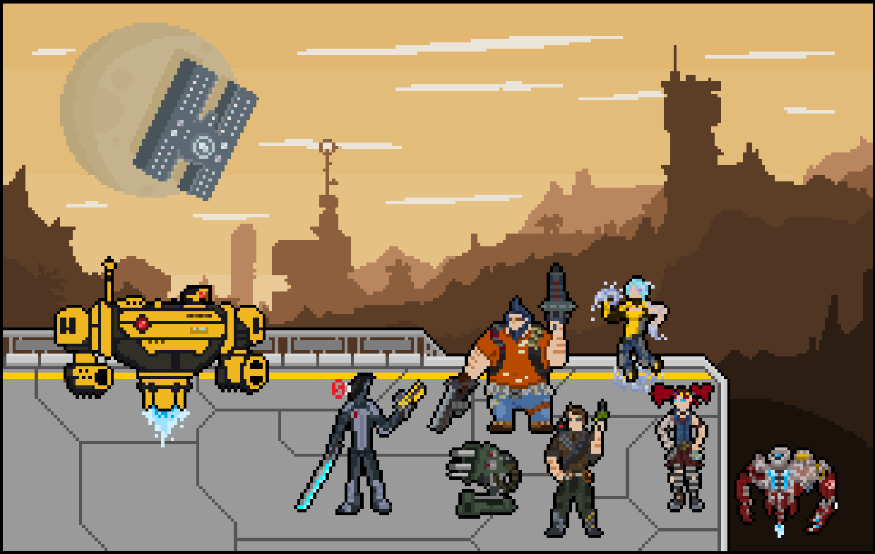 Pixel Art Borderlands 2 - My, Pixel Art, Borderlands 2, Images