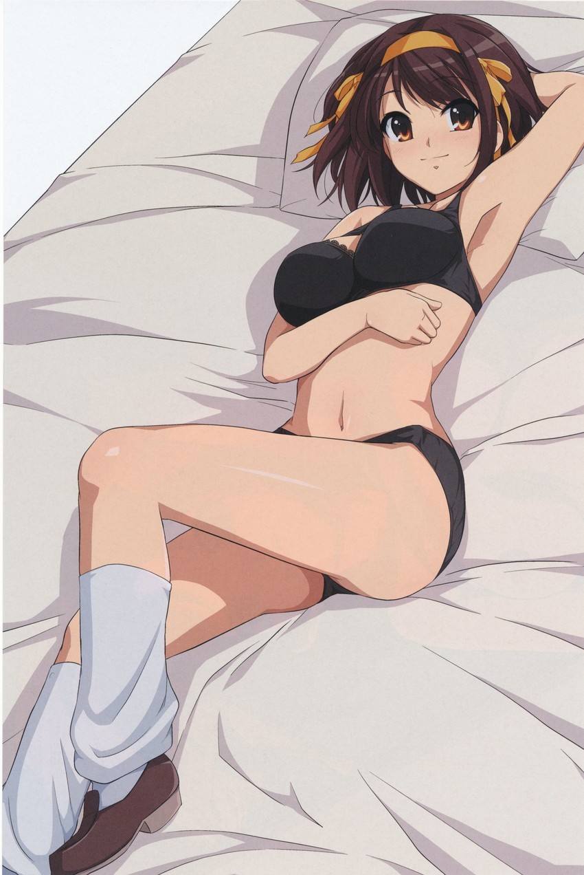 Suzumiya. - NSFW, Аниме, Anime Art, Suzumiya Haruhi no Yuuutsu, Suzumiya Haruhi