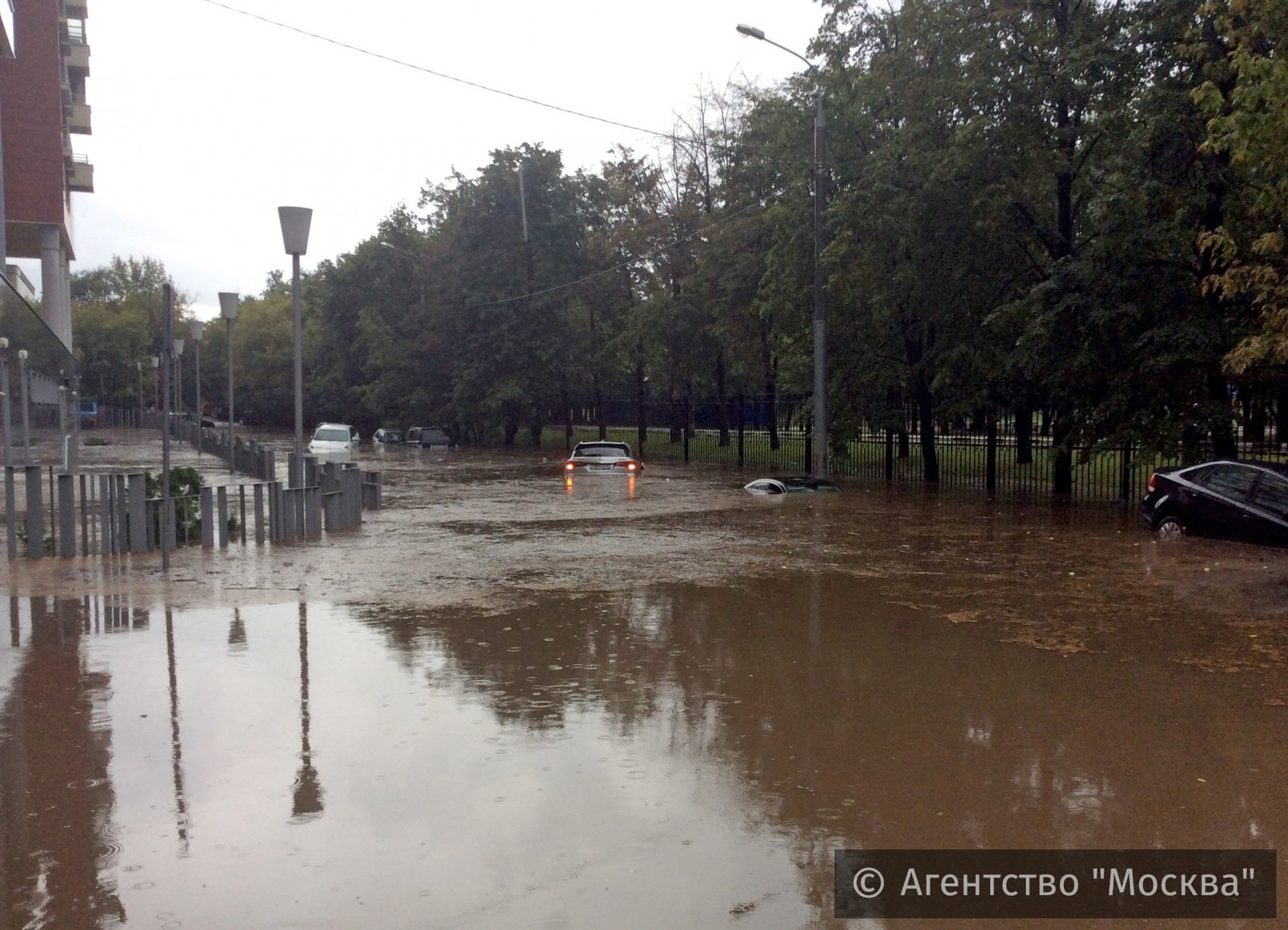 Очередная гроза в Москве... - Потоп, Москва, Длиннопост