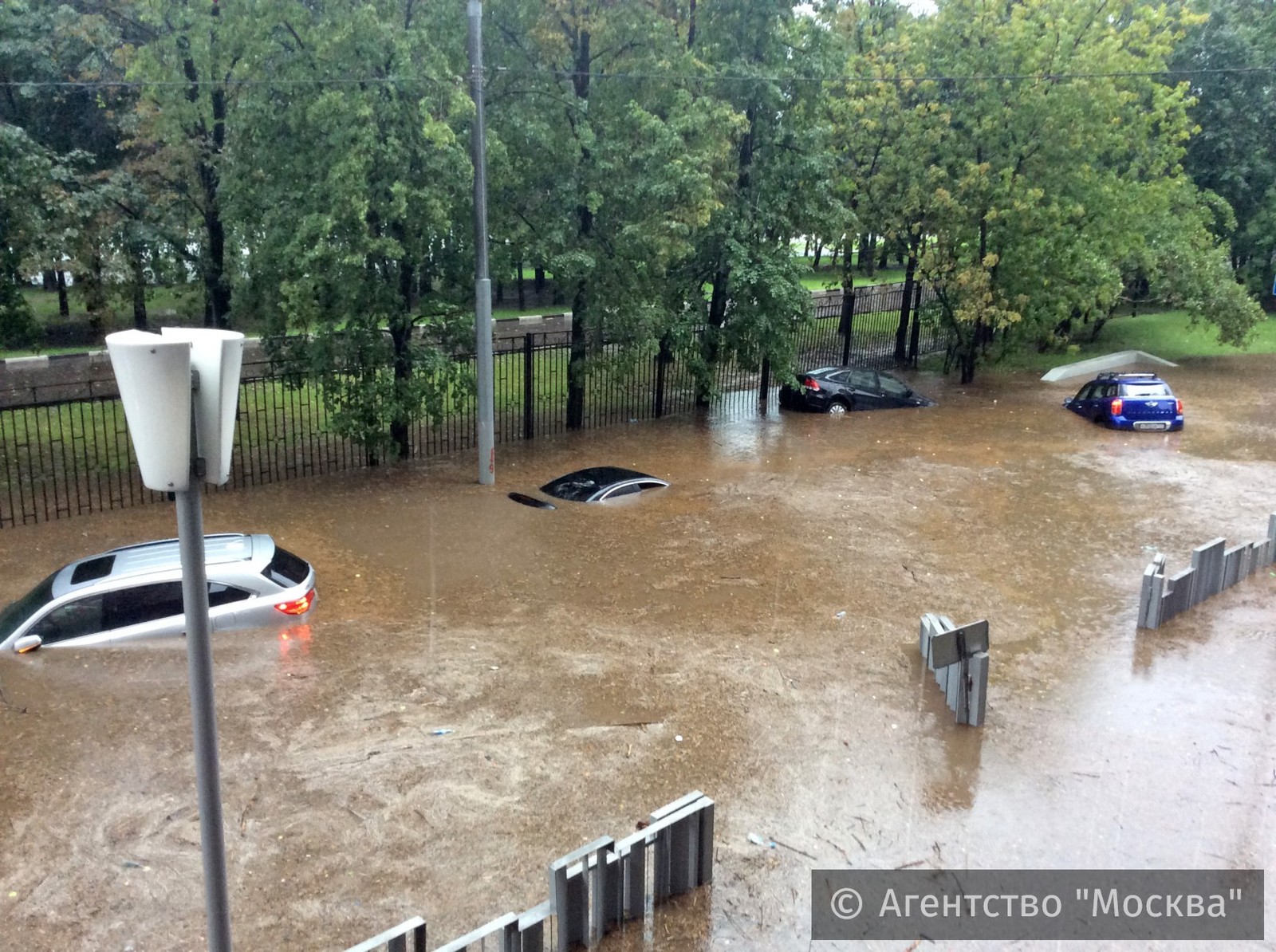 Очередная гроза в Москве... - Потоп, Москва, Длиннопост