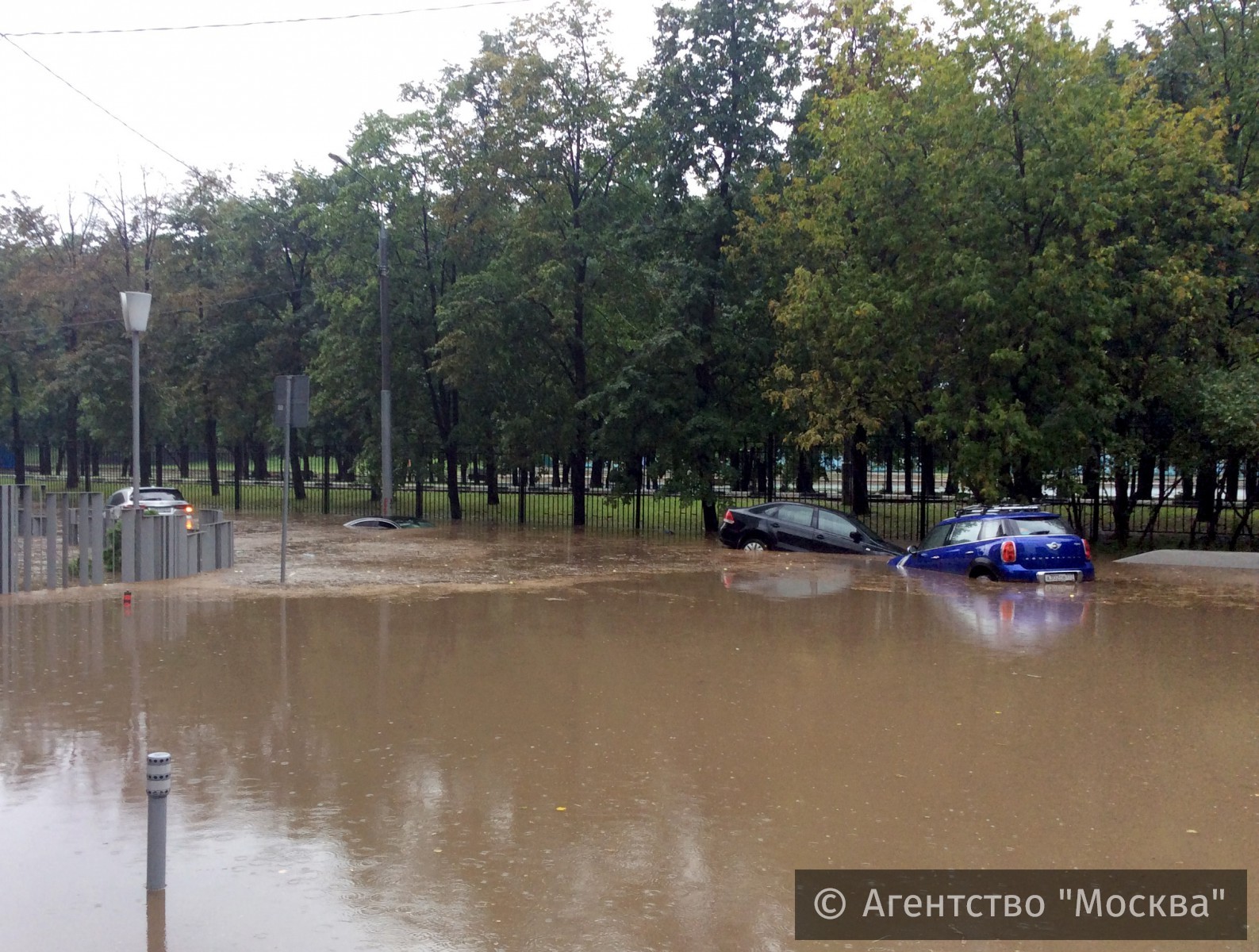 Очередная гроза в Москве... - Потоп, Москва, Длиннопост