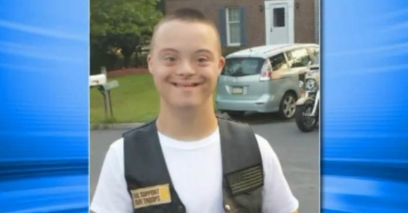 Bikers support teen with Down syndrome on his first day of high school - Bikers, Motorcyclist, Support, Teenagers, Children, School, Disease, Longpost, Motorcyclists