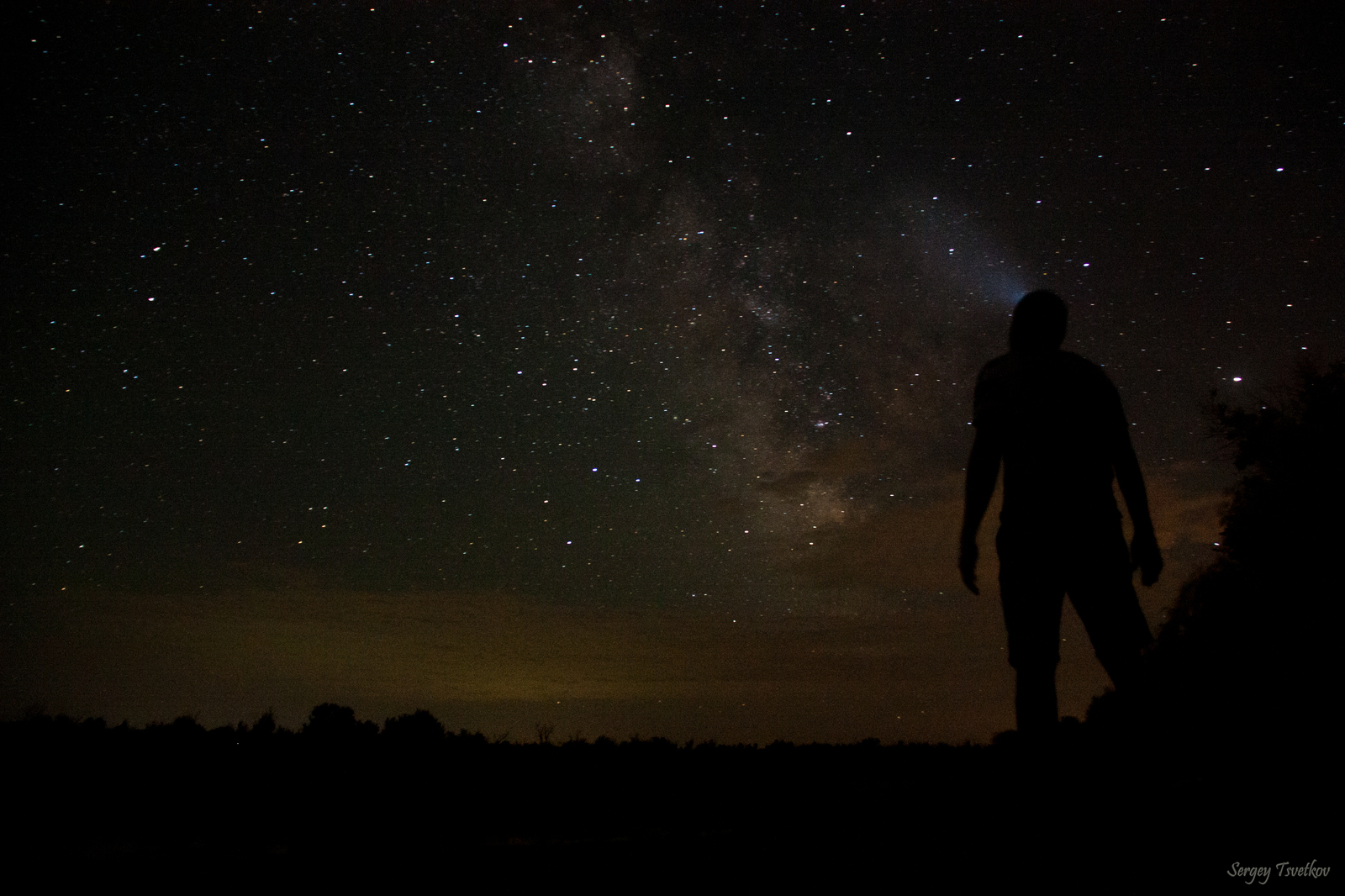 Is there anyone there? - My, My, Photo, The photo, Sky, Star, Night, Stars