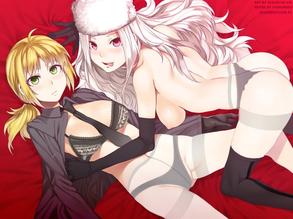 Леди и ее рыцарь - NSFW, Аниме, Anime Art, Fate, Fate Zero, Saber, Irisviel Von Einzbern