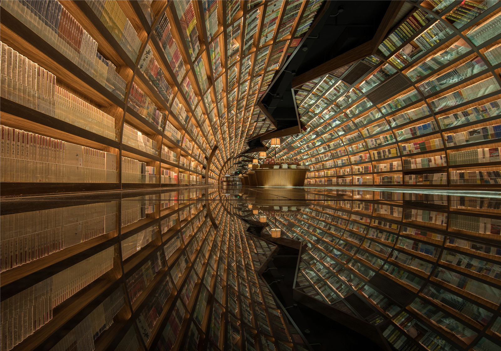 Just a bookstore in China - China, Book store, Library, Architecture, Design, Constructions, World of building, Building, Longpost