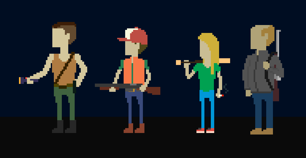 Pixel Art #3 - Characters - Pixel, Pixel Art, My, Characters (edit), Art